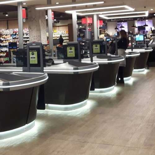 Supermarket Checkout Counters (3)